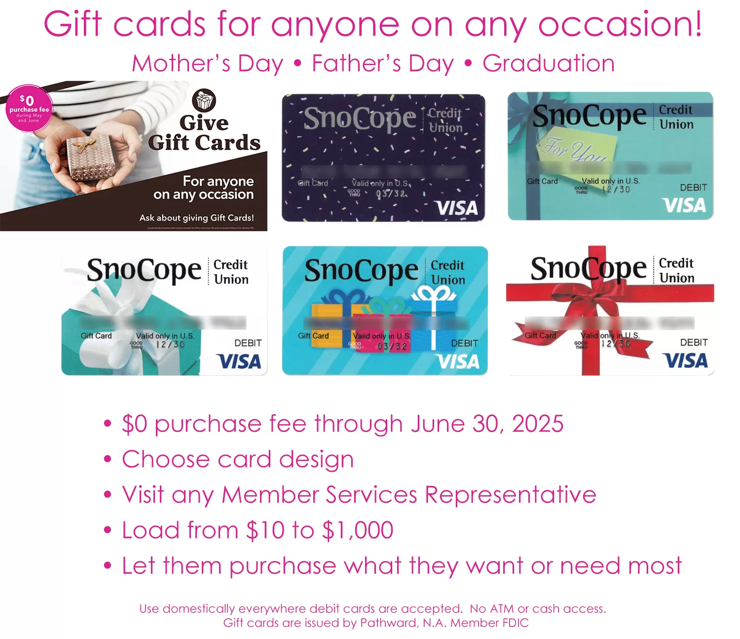 All occasion gift cards